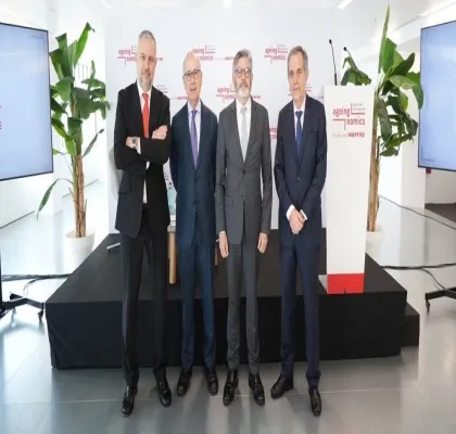 Acto de presentación del estudio sobre mayores este jueves con representantes de la Fundación Mapfre