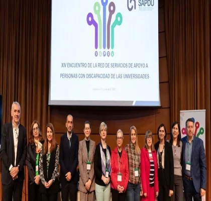 Foto de familia de Fundación ONCE + CRUE