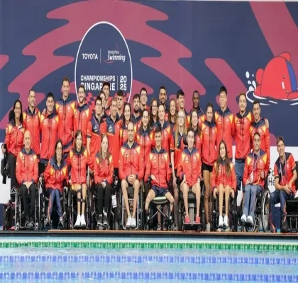 Equipo de natación paralímpica
