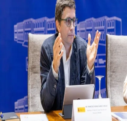 El secretario de Estado de Seguridad Social y Pensiones, Borja Suárez