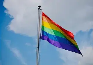 Bandera para el desfile del Orgullo