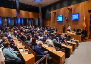 Asistentes al congreso de DCA en la Sala Ernest Lluch del Congreso