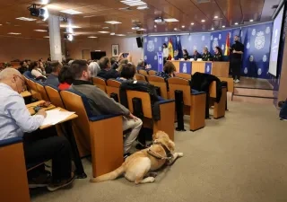 Asistentes a la presentación de la Oficina de Accesibilidad de la Policía Nacional | Foto de Policía Nacional