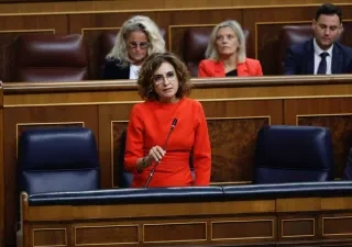 María Jesús Montero, ministra de Hacienda, en el Congreso