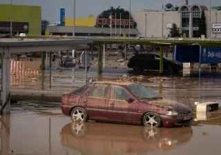 Zona inundada por la dana de Valencia en octubre de 2024