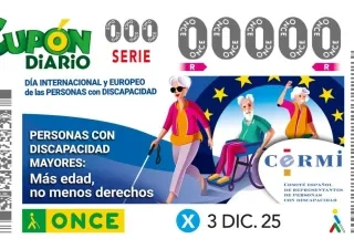 El Cupón dedicado a las personas mayores con discapacidad 