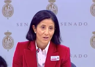Estefanía Mirpuri Merino durante su intervención