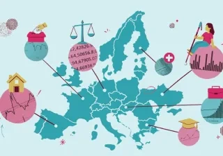Mapa con puntos críticos publicado en la portada del informe