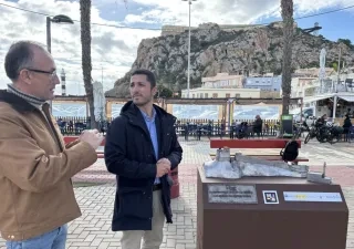 Maqueta tiflológica del Castillo de San Juan de Águilas 