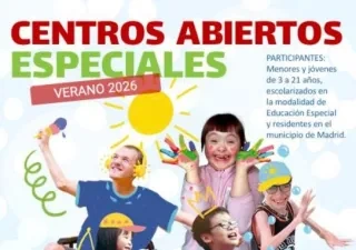 Cartel del programa Centros Abiertos Especiales