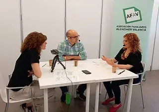 Un momento del podcast de AFAV con la intervención de Cruz Martínez (Fuente: AFAV)