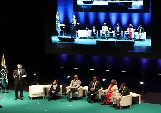 Momento de la apertura del Congreso CNSE en Cáceres, con sus asistentes (Fuente: CNSE)