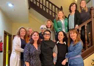 varias mujeres de la directiva de la FCM