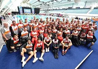 Equipo completo de natación de España que ha participado en el Mundial de Manchester (Fuente: Comité Paralímpico Español)