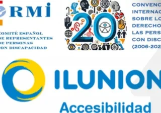 Logos del CERMI e ILUNION Accesibilidad