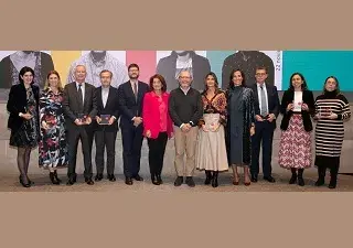 Momento de la entrega de los Premios Compromiso 2023, de la Fundación Integra, a la integración laboral
