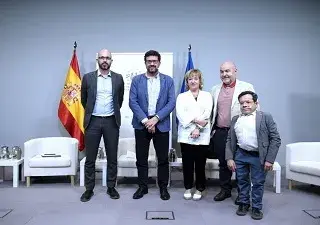 Momento del acto de presentación del Libro Blanco de Empleo y Discapacidad (Fuente: Gobierno)
