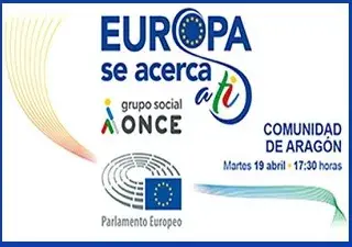 Banner del seminario ‘Europa se acerca a ti’ en la Comunidad de Aragón