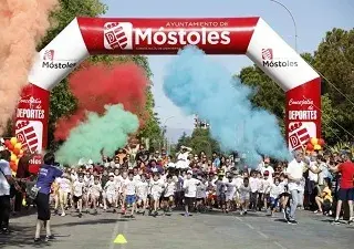 Momento de la salida de la Carrera Solidaria Infantil contra las Enfermedades Raras del año pasado (Fuente: Grupo Casaverde)