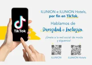 Banner del estreno de ILUNION e ILUNION Hotels en TikTok (Fuente: ILUNION)