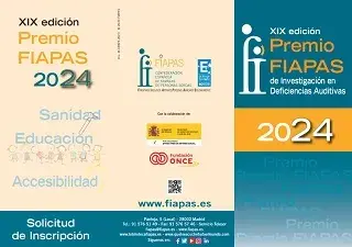 Banner del Premio FIAPAS de Investigación en deficiencias auditivas 2024