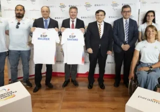 Acto de presentación con los representantes de las entidades, así como con los deportistas del CPE