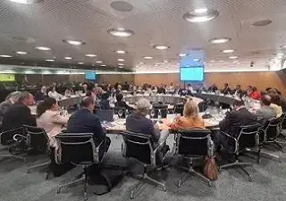 Reunión entre Feder y los ministros de Sanidad y Ciencia (Fuente: Feder)