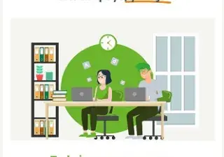 Cartel sobre la figura del asistente personal como clave para garantizar la vida independiente de las personas con discapacidad intelectual o del desarrollo