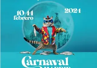 Cartel oficial del Carnaval Madrid 2024 (Fuente: Ayuntamiento de Madrid)