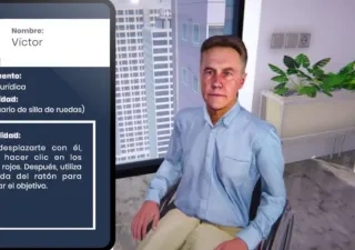 Videojuego inmersivo sobre la realidad laboral de las personas con discapacidad