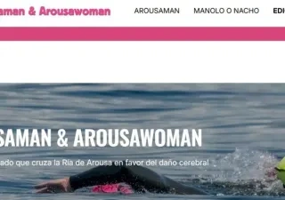 Web inicial de Arousaman & Arousawomen