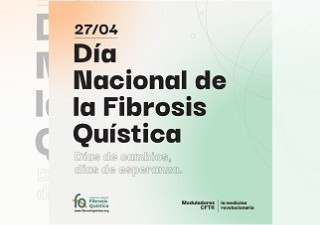 Cartel de la Fundación Española de Fibrosis Quística para celebrar el Día Nacional de la Fibrosis Quística 2022