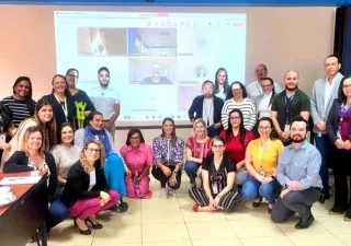 Integrantes del Foro de Empresas de Costa Rica durante la reunión con las nuevas incorporaciones