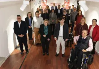 Foto del jurado premios de laVII edición de los premios Discapnet