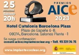 Banner de la XXVI Edición Premios AICE 2023