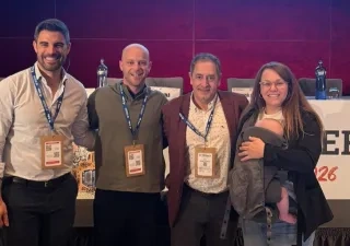 Los 4 participantes de la ponencia de SERMEF