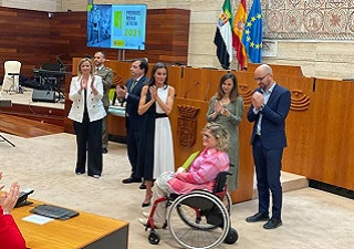 Un momento de la entrega de premios con la presencia de la reina Letizia