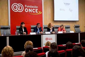 Fundación ONCE en la presentación del video Yo soñaba